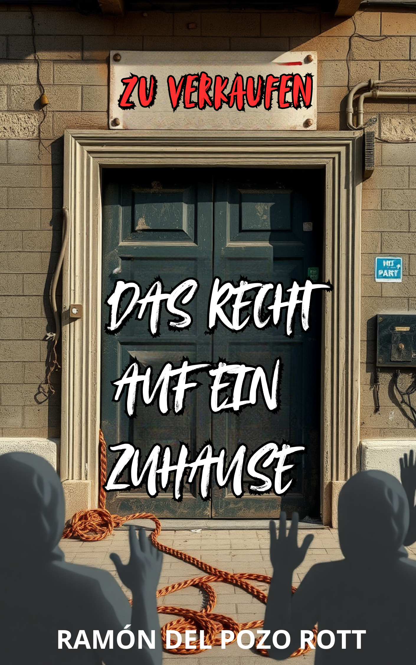 Cover von 'Zu Verkaufen: Recht auf ein Zuhause', eine tiefgehende Analyse der Wohnungskrise in Spanien und des Kampfes um ein fundamentales Recht.